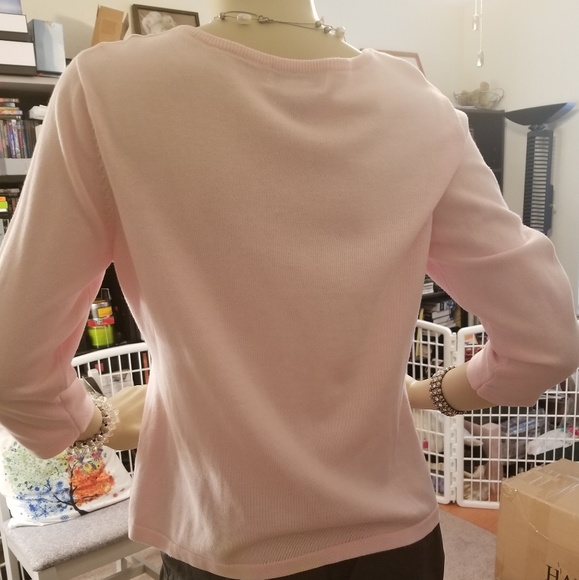 Covington Lightweight Pink Sweater - Picture 3 of 3